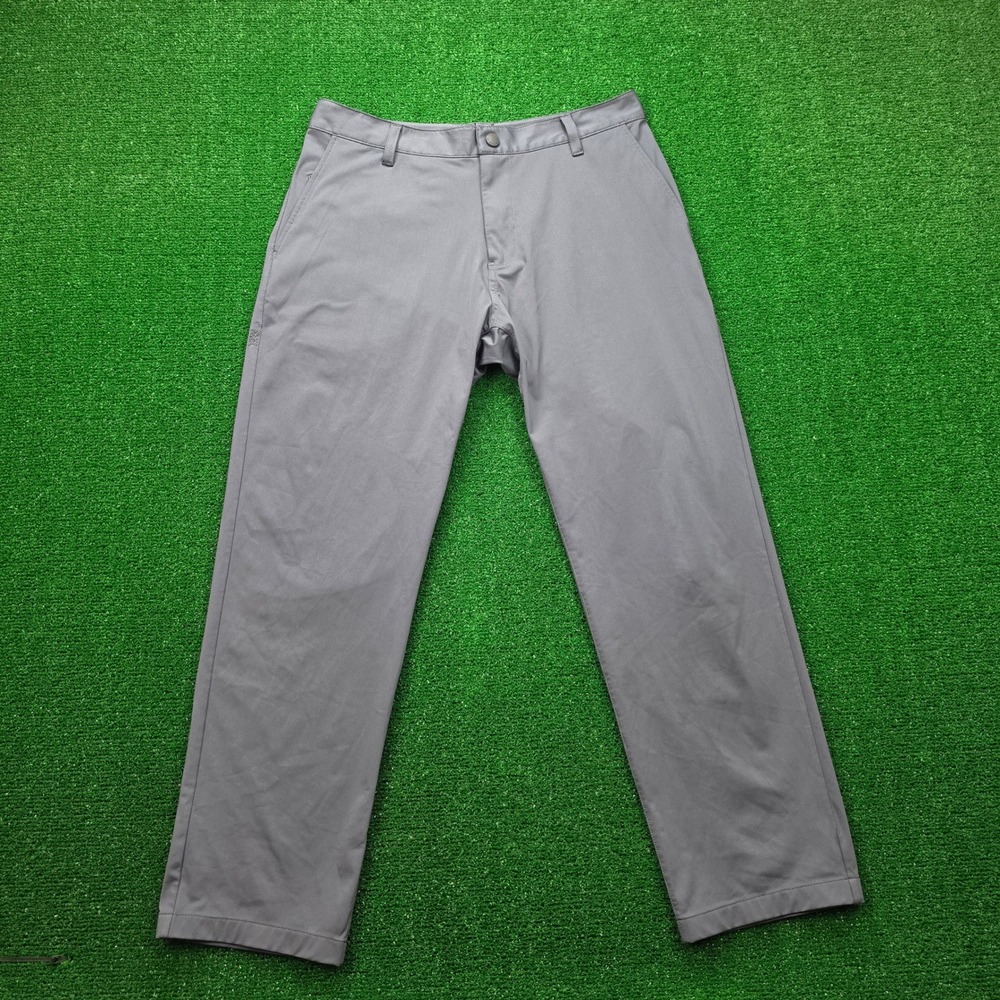 Rhone Commuter Classic Performance Chino Pants Mens 32x28 Iron Gray Golf Casual